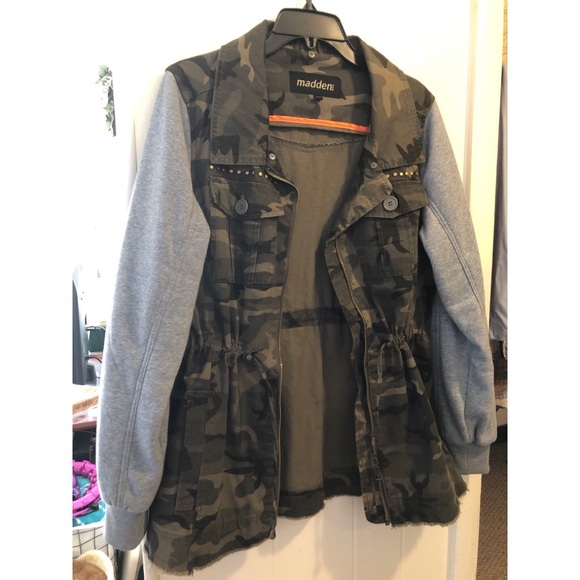 Madden Girl Jackets & Blazers - Madden Girl Camo Jean Jacket
